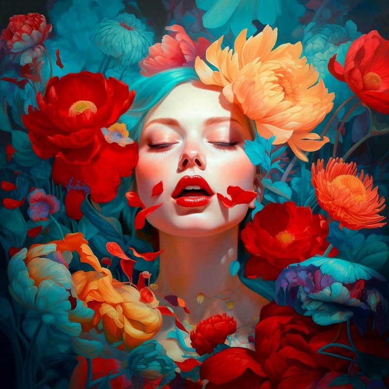 Magic woman 5 - ECO LEDER PANEL