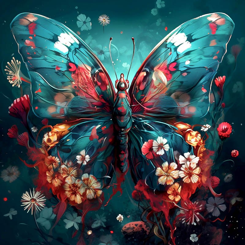 Mystical butterflies 02 - Mamidu.pl