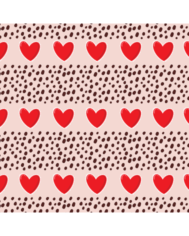 HEARTS red & pink 3