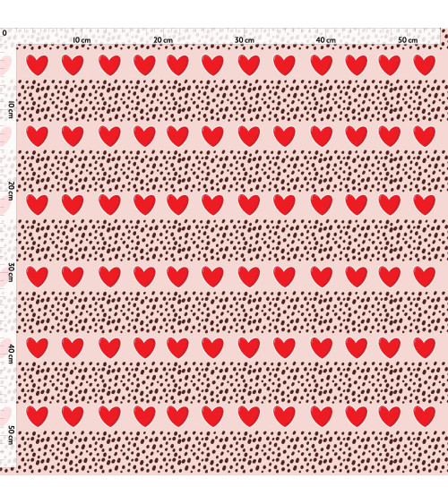 HEARTS red & pink 3
