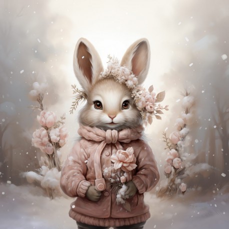 Winter rabbit 6