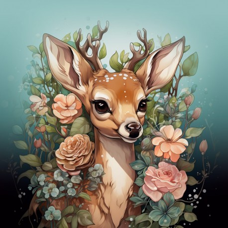 botanical deer 2