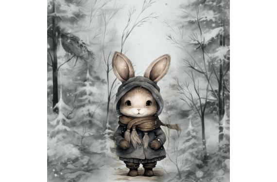 winter rabbit 1