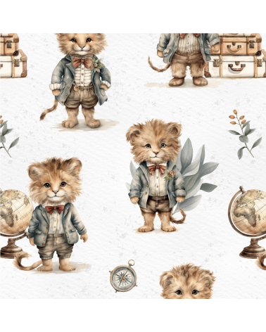 A lion on a journey-01 - white