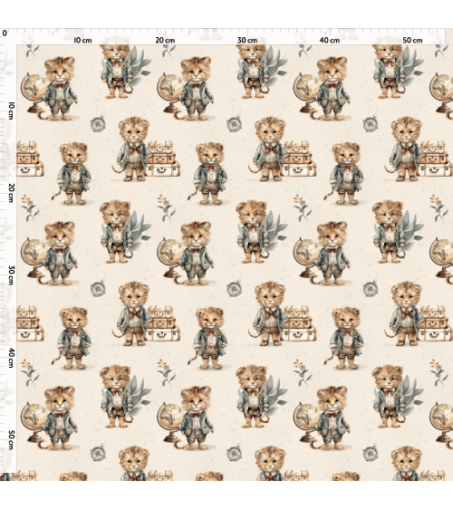 A lion on a journey 02 - cream