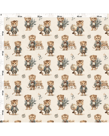 A lion on a journey 02 - cream