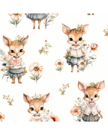 Little deer white 01