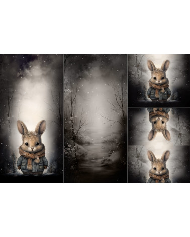 Panel for sleeping bag Winter rabbit 5