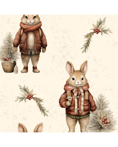 christmas rabbit 1