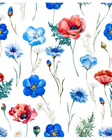 Fabric Meadow flowers