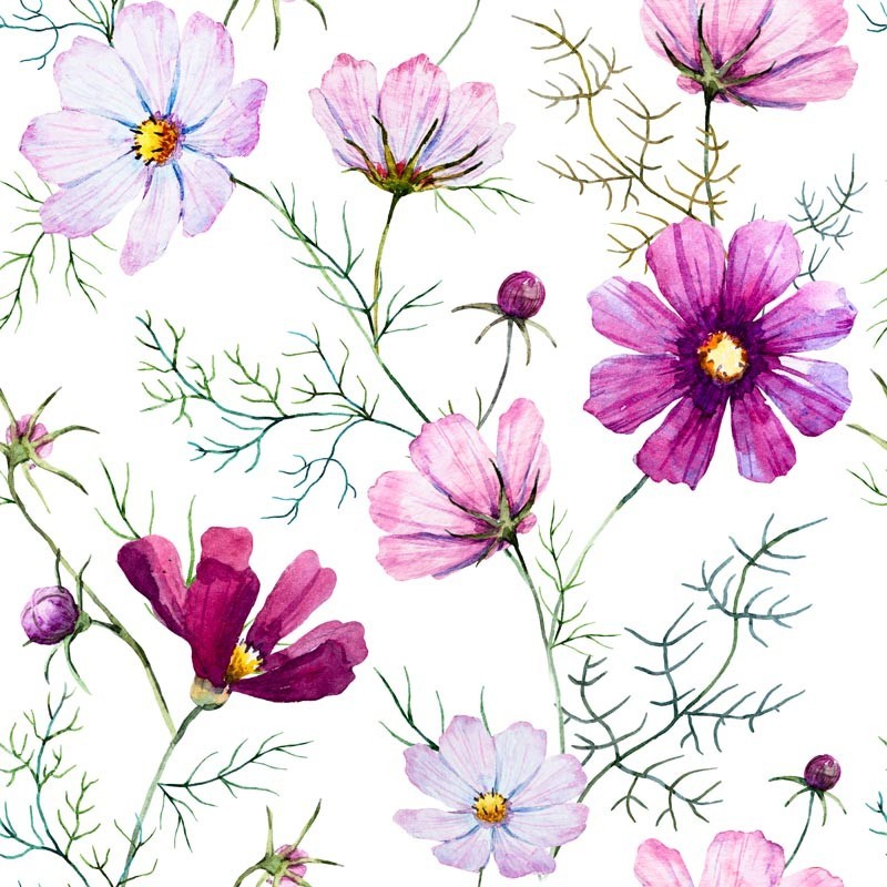 Fabric Meadow flowers