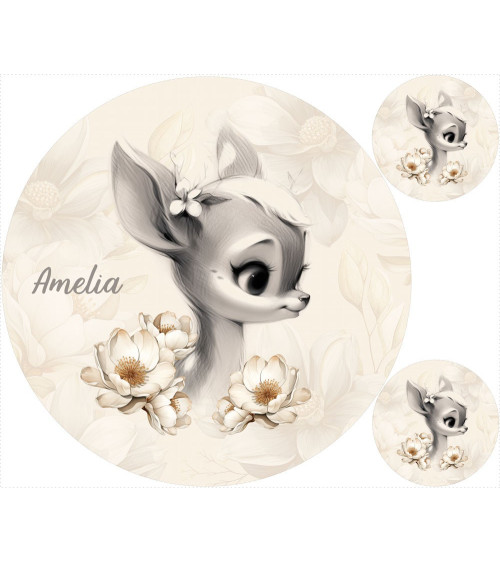 sketched deer Matt+ FREE pillow