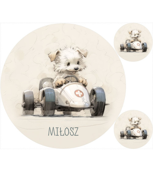 dogs on a trip mata + poduszki