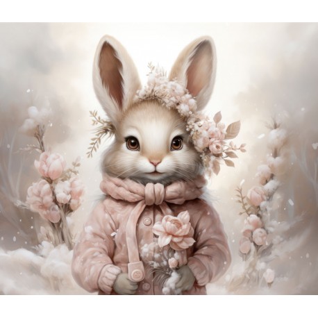 winter rabbit 6 mata + poduszki