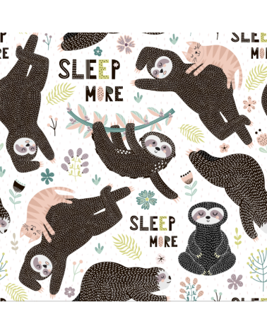 Polyester  Jungle Blue