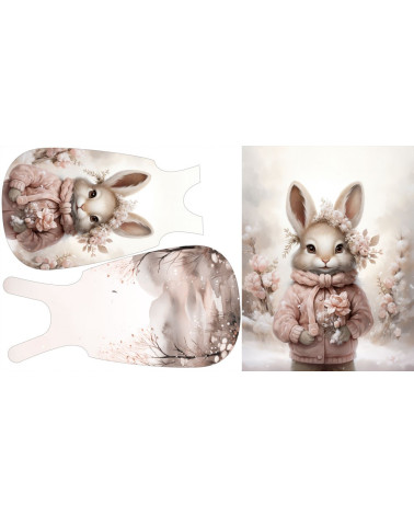 Blende für Schlafsack- Safari baby girl 1