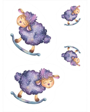 Maskottchen Wiegenlied ein Schaf