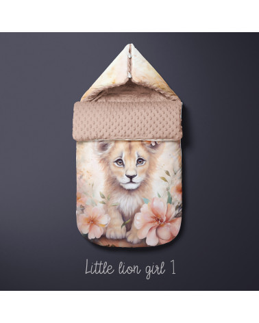 Panel for sleeping bag Little lion girl 1