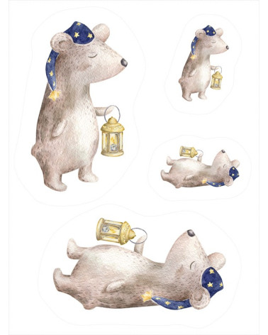 Maskottchen Baby träumt Einhorn