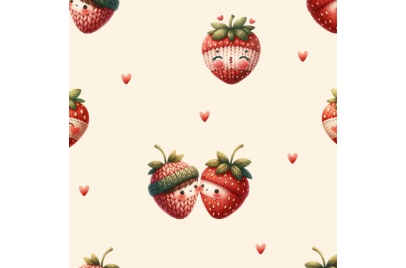 Strawberries in love 01