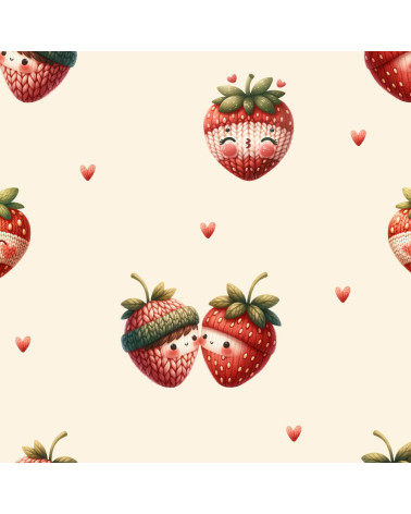 Strawberries in love 01