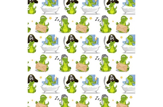 Fabric crocodiles