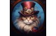Vintage steampunk cat 10