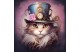Vintage steampunk cat 12