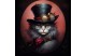Vintage steampunk cat 16