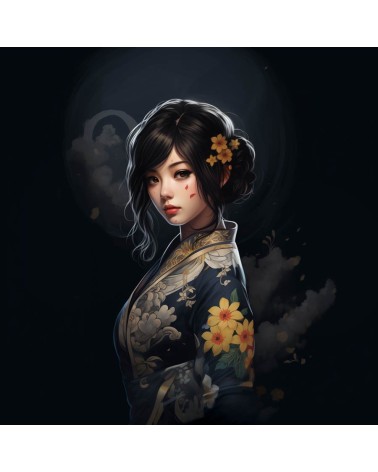 Japanese girl with a tattoo 3