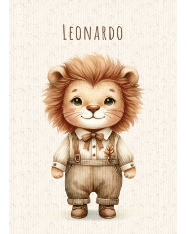 Vintage baby lion 02