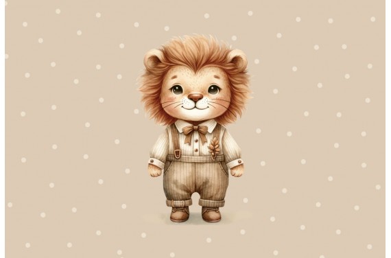 Vintage baby lion 08