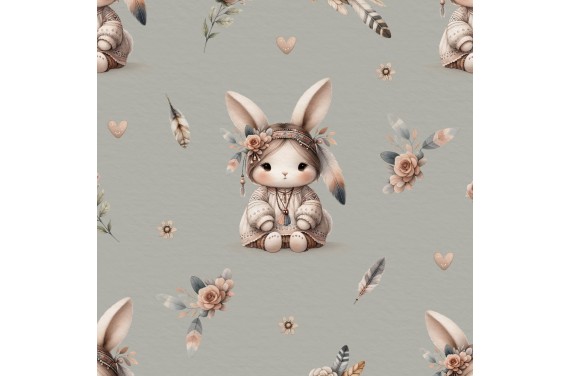 Boho bunny girl 03