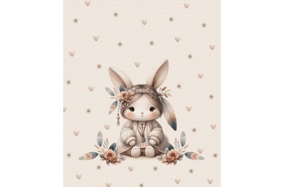 Boho bunny girl 01
