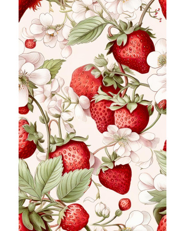 Blooming strawberries 01