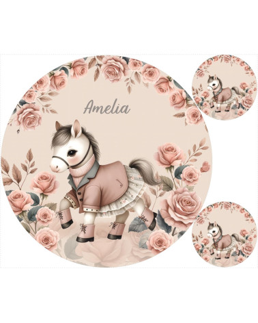 Boho bunny girl matte+ FREE pillow