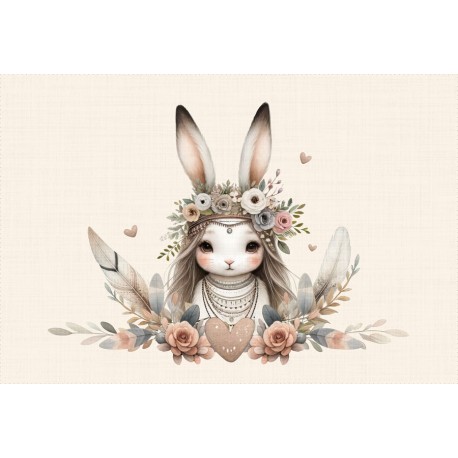 Boho bunny girl 04