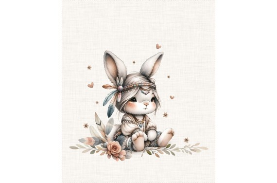 Boho bunny girl 05