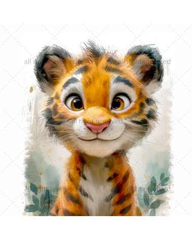 Cute tiger