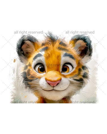 Cute tiger