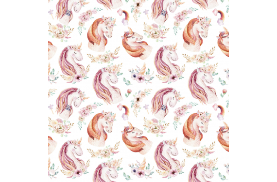 Pink Unicorn fabric