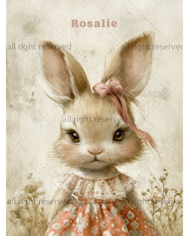 Vintage rabbit 03