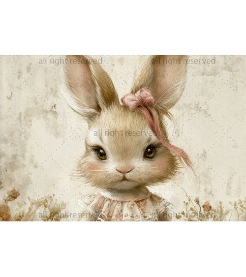 Vintage rabbit 03