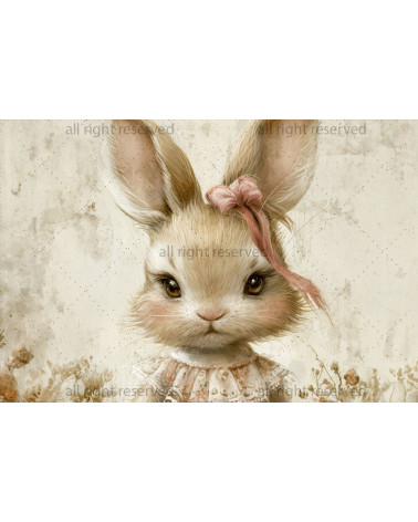 Vintage rabbit 03