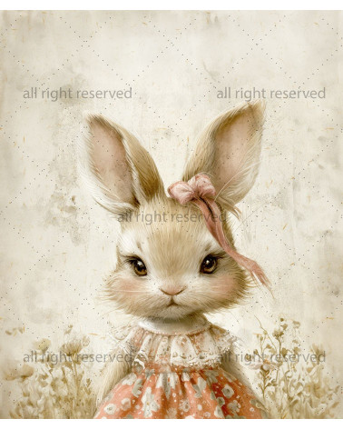 Vintage rabbit 03