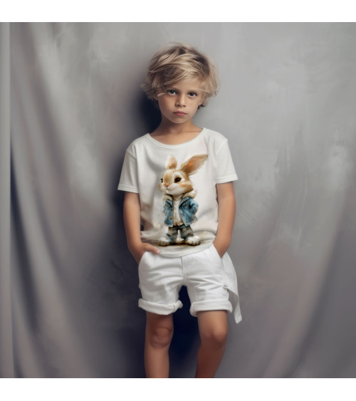 Vintage rabbit boy 01