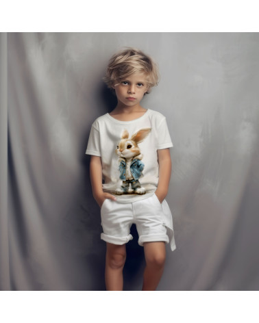 Vintage rabbit boy 01