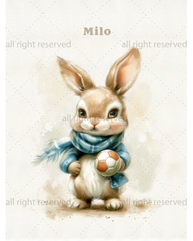 Vintage rabbit boy 04