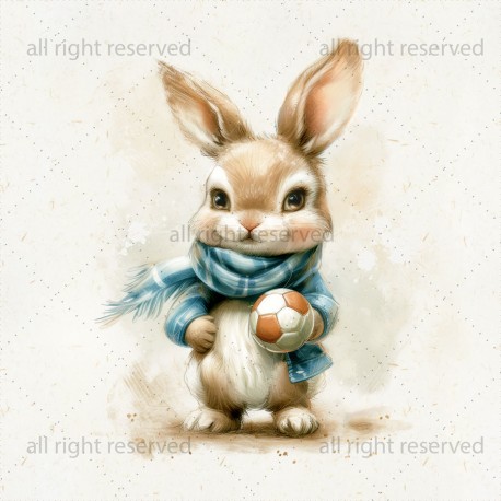 Vintage rabbit boy 04