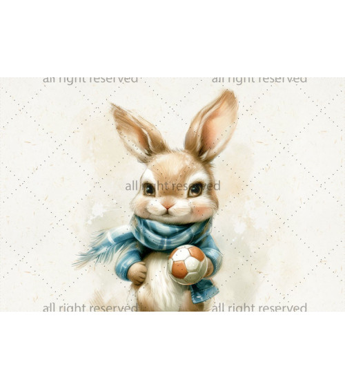 Vintage rabbit boy 04